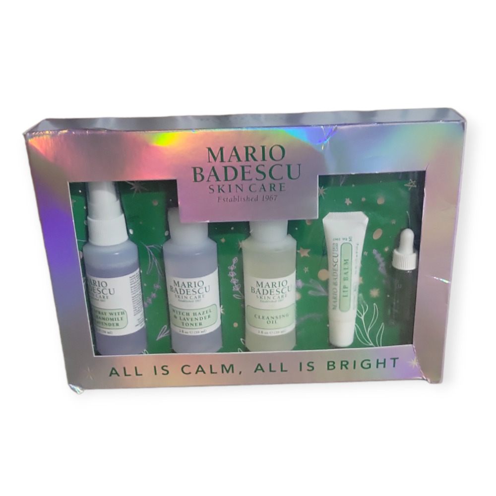 MARIO BADESCU Skin Care Set Kit - All is Calm - 5 piece - Lavender - NEW IN BOX